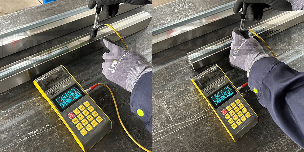 Press brake tooling: Laser surface treatment VS No surface treatment