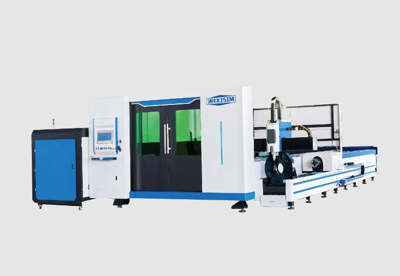 Exchange Table Plate And Tube Fiber Laser Cutting Machine Enclosed